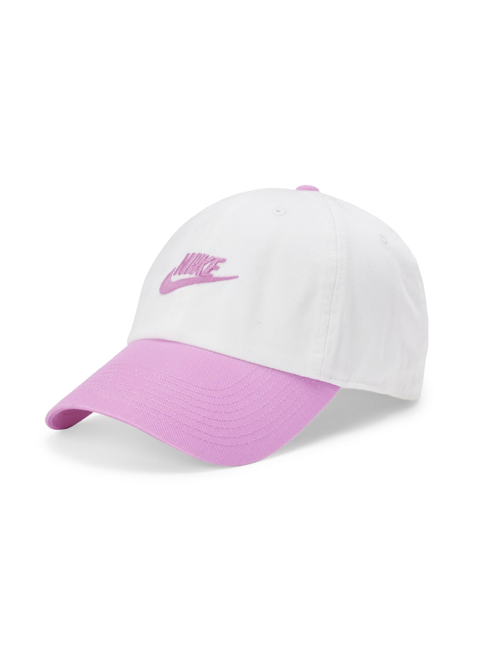 Unisex Adult Club Unstructured Futura Wash | White, Light Magenta | Size L-XL